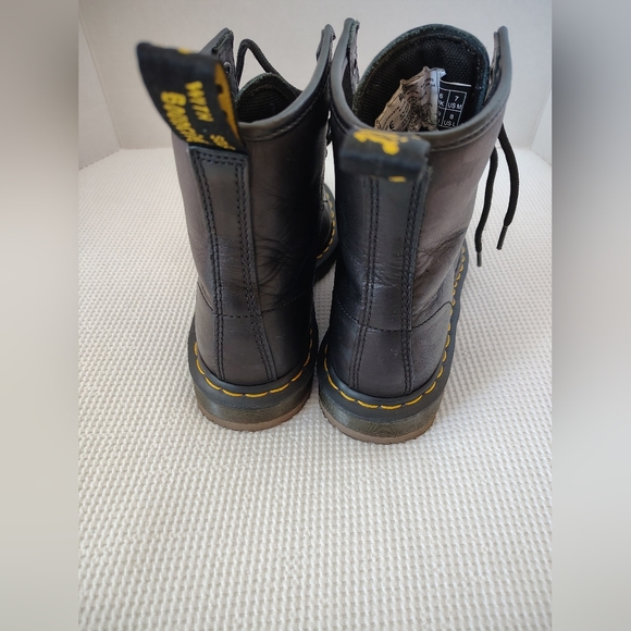 Dr. Martens AirWair Safety  Black Boots Size 8 - Picture 3 of 9